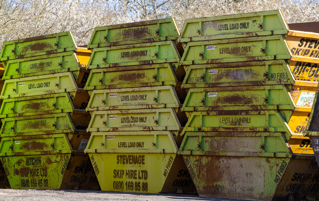 stevenage-skip-hire-stack-of-skips